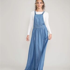 NWT Aleeza Paris Denim Jumper Size Large